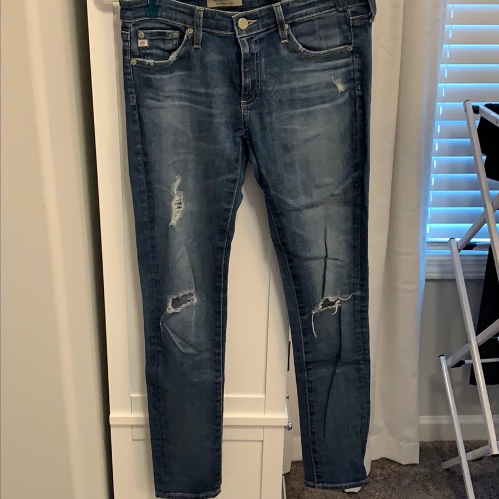 AG ripped jeans
